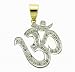 Ladies 0.30ct Diamond Om Pendant