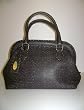 Fendi Handbags Dark Brown with Gold Satchel Leather 8BN127