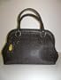 Fendi Handbags Dark Brown with Gold Satchel Leather 8BN127