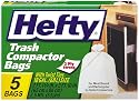 Hefty Twist Tie Trash Compactor Bags (Pack of 12)