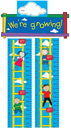 Growth Chart Mini Bulletin Board