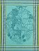 Garnier Thiebaut French Kitchen Towel Liberty, Acqua 23 x 30