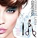 CLEARANCE SALE! Premium Eyelash Curler with Precision Tweezers Plus Bonus Pad Refills for Beautiful Eyelashes