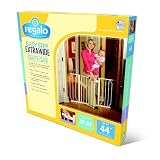 Regalo Easy Step Extra Wide Walk Thru Gate, White