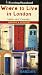 Books : Where to Live in London