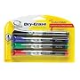 Quartet EnduraGlide Dry-Erase Marker, Fine Point, 4-Marker Set, Red, Blue, Green, Black (5001-10M)