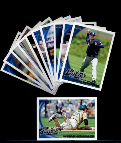 2010 Topps Baseball Cards Complete TEAM SET: San Diego Padres (Series 1 & 2) 20 Cards Tony Gwynn Jr., Latos, LeBlanc, Bell, Clayton Richard, Stauffer, Blanks, Gonzalez, Eckstein, ramos & more!