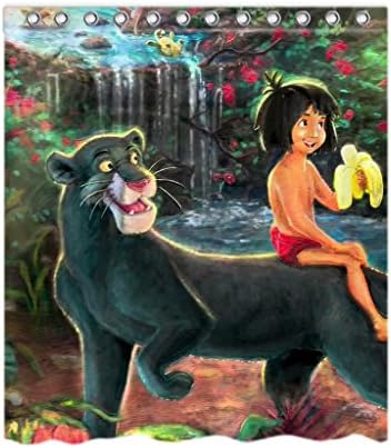 Greg Trek Thomas Kinkade Disney Puzzles Bathroom Shower Curtain -Waterproof Polyester Fabric Decorative Bath Curtain Designs