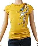Rocawear - Top w/ Fitted Stylized Sleeves & Ruffle Insert Scoop Neck by Rocawear