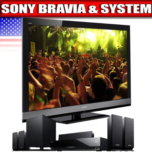Sony Bravia EX700 Series 52-Inch LED HDTV - Black + Sony BDV-E570 Blu-ray Disc Player Home Entertainment System - Black Image Sony Bravia EX700 Series 52-Inch LED HDTV - Black + Sony BDV-E570 Blu-ray Disc Player Home Entertainment System - Black