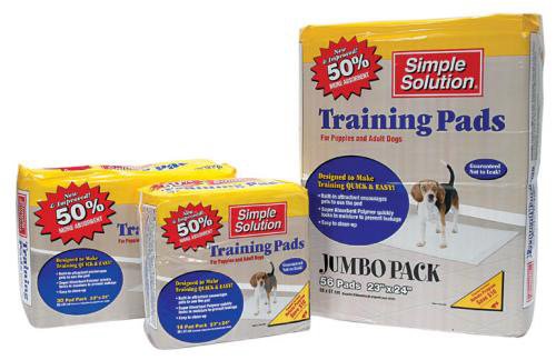 Childrens Toyshop  Pet Supplies : Puppy Training Pads by Simple Solution - 56 pad pack 23 in. X 24 in.