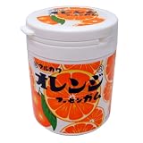 丸川製菓 オレンジマーブルガムボトル 130g