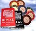 ROYAL 100% Plastik Jumbo 2 Kartendecks + CASINO ROYALE Poker Chips - alle 7 Werte