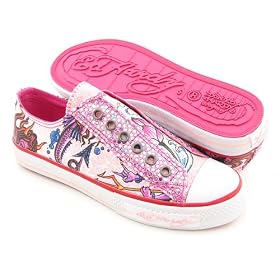 Ed Hardy Women's Lowrise Glitter Sneaker