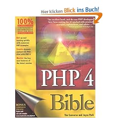 PHP 4 Bible (Bible (Wiley))