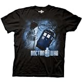 Doctor Who Space Vortex Mens Black T-shirt,