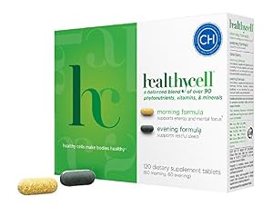 HealthyCell ® Enhanced Daily Multivitamin / Multimineral & Cell Health Supplements - Antiaging - Advanced Cellular Nutrition Vitamins