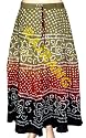 Boho Bohemian Tie & Dye Sequin Work Belly Dance Cotton Long Skirt