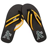 Oakland A's Unisex Sporty Flip-Flops by FBF Sportswear