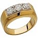 1.00Ct. T.W. Round Brilliant Cut Diamonds, 14K Yellow Gold.
