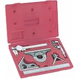 Grizzly G9787 6 pc. Caliper, Micrometer, Combination Square Set