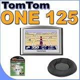 TomTom ONE 125 Vehicle Portable GPS w/3.5 LCD Touchscreen PLUS Bean Bag Dashboard Mount - GPS Screen Protectors - TomTom ONE125 (1EE001701) BigVALUEInc Accessory Saver Bundle