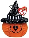 TY Halloweenie Beanies Treats pumpkin w/hat