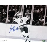 Steiner Sports NHL Mike Bossy Arms Raised B/W Autographed 8-by-10-Inch Photograph