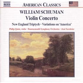 Schuman: Violin Concerto / New England Triptych