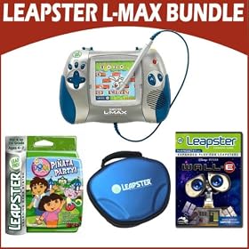 LeapFrog Leapster L-Max w 2 Games and Carrying Case by Leapster