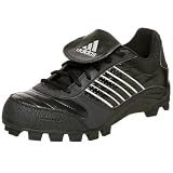 adidas Men's Triple Star 6 Low Baseball Cleat,Black/Black/Silver,7.5 M