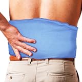 Home Medical Hot/Cold Lumbar Pad with Thermal Gel Beads, 20 Inches x 8 Inches, Blue