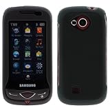 Samsung Reality U820 Black Rubber Feel Hard Case Cover