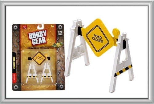 Hobby Gear - 1:24 Scale Road Barrier Model Set
