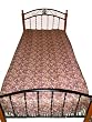 Elegant Mauve Pink Floral Pashmina Bedspreads Reversible Coverlet Twin Sofa Throw