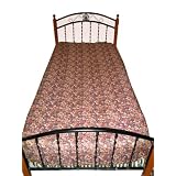 Elegant Mauve Pink Floral Pashmina Bedspreads Reversible Coverlet Twin Sofa Throw