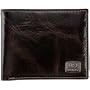 Fossil Green Bay Packers Traveler Wallet (Brown)
