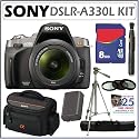 Sony Alpha A330L 10.2 MP Digital SLR Camera with Super SteadyShot INSIDE Image Stabilization and 18-55mm Lens + 8GB Accessory Kit