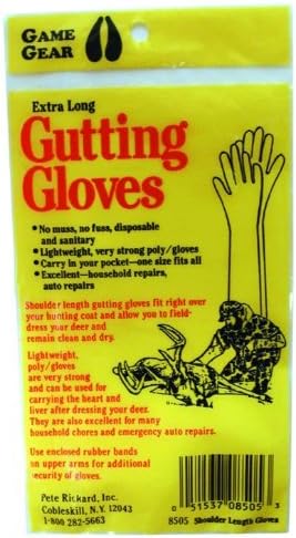 Pete Rickard 8505 Field Gutting Gloves Shoulder Length