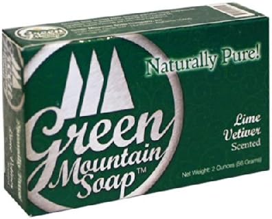 Lime Vetiver Wash Soap 2oz bar by Green Mountain Soap