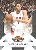 2009 /10 Panini Threads Basketball Card # 97 Andrea Bargnani Toronto Raptors Mint Condition - Shipped In Protective ScrewDown Display Case!