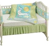 Just Born Iridescent Moon 4 pack flannel receiving blanket