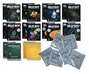 Billy Boy + Vitalis Premium Mix - 60 Kondome - 12 verschiedene Condom Sorten + 6 x Gleitgel Sachets Gratis - Ideal zum Testen+Genießen!