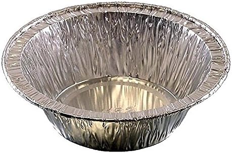 ATTA International 4" Aluminum Foil Pot Pie Pan 1.4" Deep - Disposable Baking Tart Tins (pack of 250)