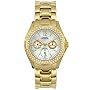 GUESS? Women's Waterpro Gold-Tone Crystal Accented Watch #11609L