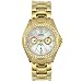 GUESS? Women's Waterpro Gold-Tone Crystal Accented Watch #11609L