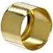 Dixon BFM687 Brass Fitting, Ferrule for Medium Weight Hose, 0.687" ID x 1" Length (Pack of 50)