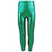 TFJH Kids Baby Girls Mermaid Fish Scale Printed Stretchy Leggings Pants