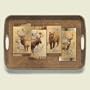 Serving Tray ~ Moose, Deer, Elk, Bear ~ 18 inches x 12 inches ~ melamine plastic ~ code 028
