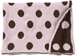 CoCalo Baby Chenille Dot Blanket In Pink Brown